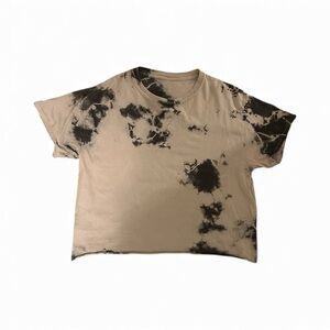 Tie-Dye Short sleeve tee Black  Gray